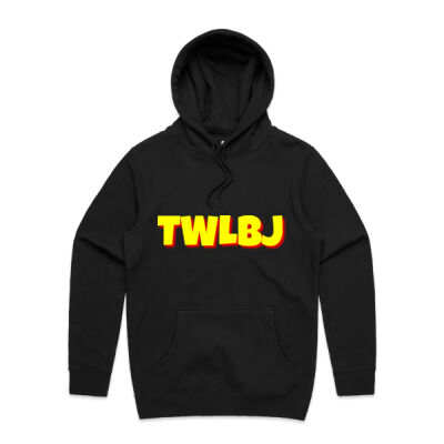 TWLBJ on Front Hoodie Thumbnail